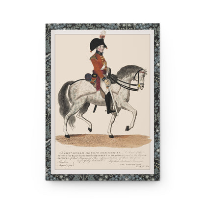 Sir Ralph Abercromby 1799 hand-coloured engraving Royal Scots Greys full dress uniform grey horse front cover Victoria and Albert Museum - LeBonJournal