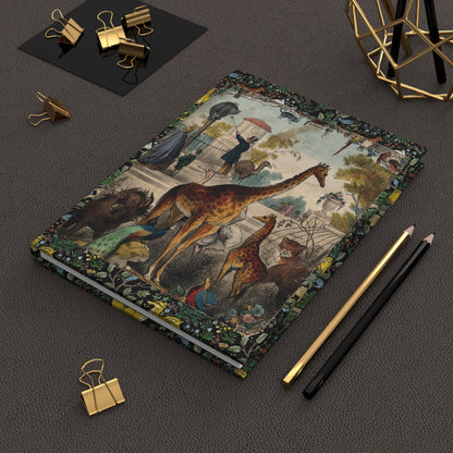Spooner 1844 London Zoo journal on workspace celebrating Victorian natural history collecting and Zoological Gardens Regent's Park legacy - LeBonJournal