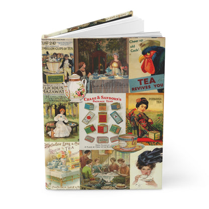 Tea journal early 20th century advertising collage Victorian Oriental tea culture ritual vintage - LeBonJournal
