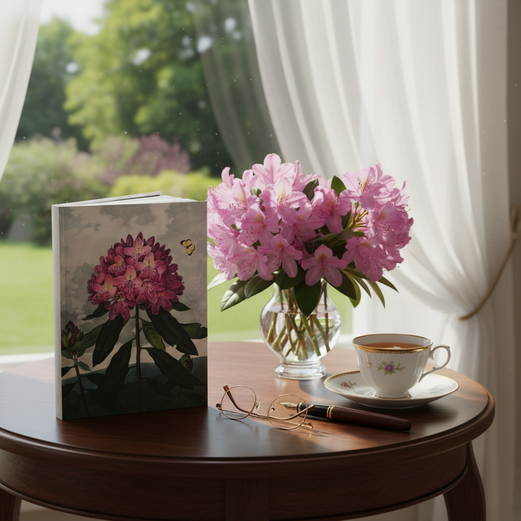 Temple of Flora Rhododendron Journal Lifestyle — Romantic Window Garden Scene - LeBonJournal