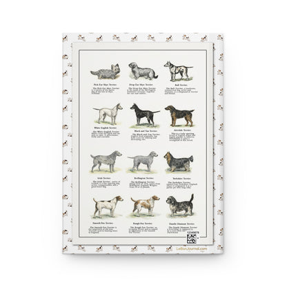 Thomas E. Hill 1915 back cover Airedale Skye Bull Irish Bedlington Yorkshire Fox Terriers watercolor - LeBonJournal
