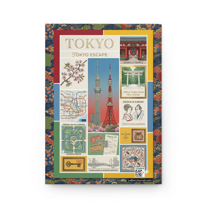Tokyo cultural landmarks back cover Senso-ji Meiji Shrine Shinkansen subway cherry blossoms - LeBonJournal
