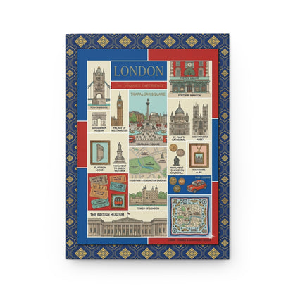 Tower Bridge Big Ben St. Paul's Cathedral Westminster Abbey front cover Thames landmarks collage - LeBonJournal
