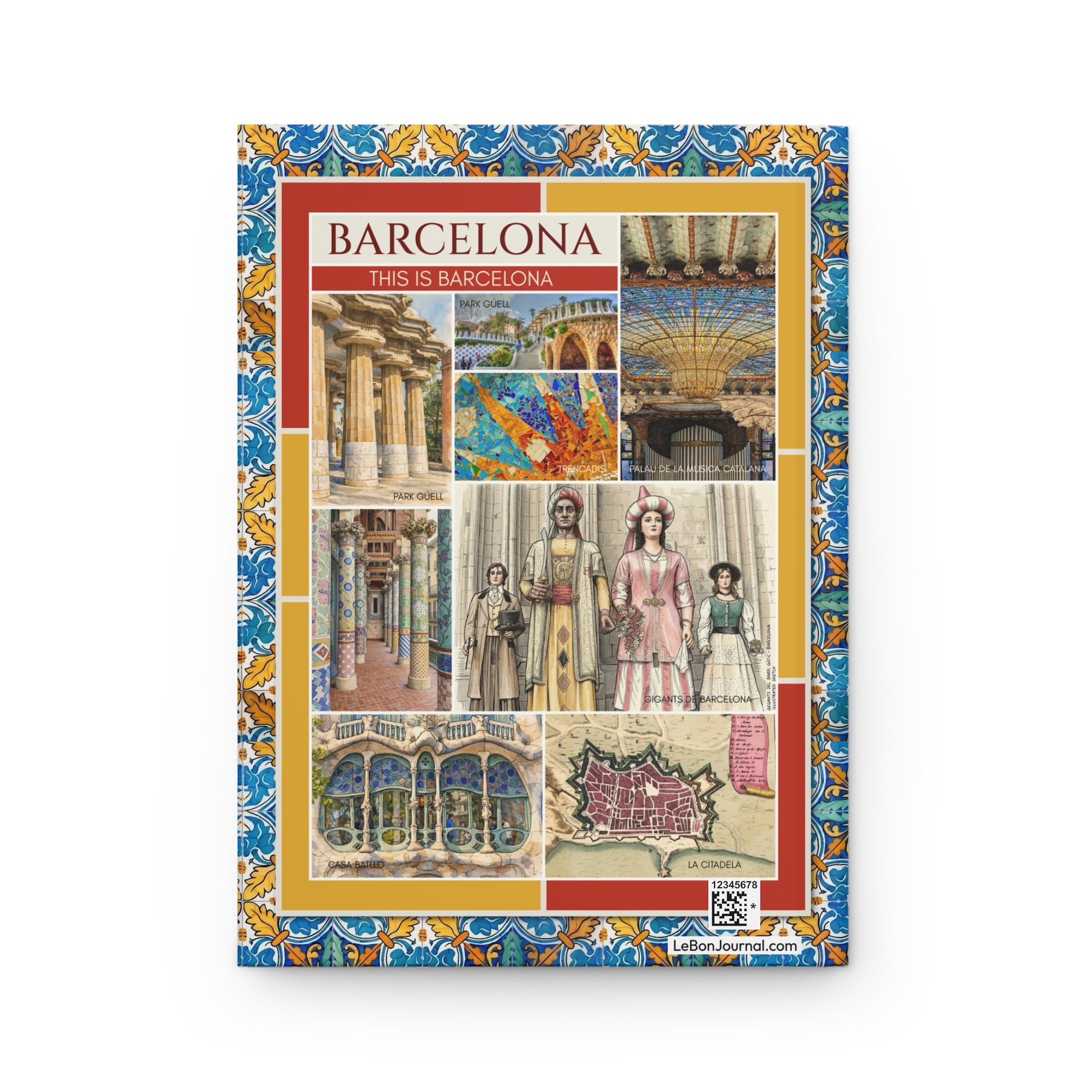 Trencadís mosaics La Pedrera Palau Música Catalana Gigantes back cover Barcelona Catalan curiosities - LeBonJournal
