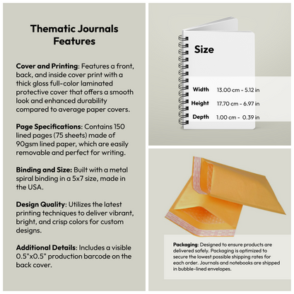 Trouvelot astronomical drawings spiral journal specifications showing format dimensions binding and paper details - LeBonJournal
