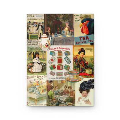 Victorian tea culture collage front cover early 20th century advertising ladies teaware - LeBonJournal
