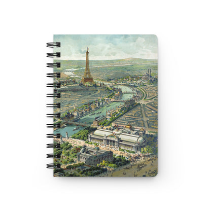 Vue panoramique de l'Exposition Universelle 1900 front cover by Lucien Baylac with Eiffel Tower Seine river and national pavilions - LeBonJournal