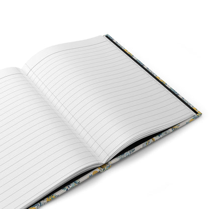 Open Adolphe Millot fruits journal showing 150 lined perforated pages for garden notes - LeBonJournal