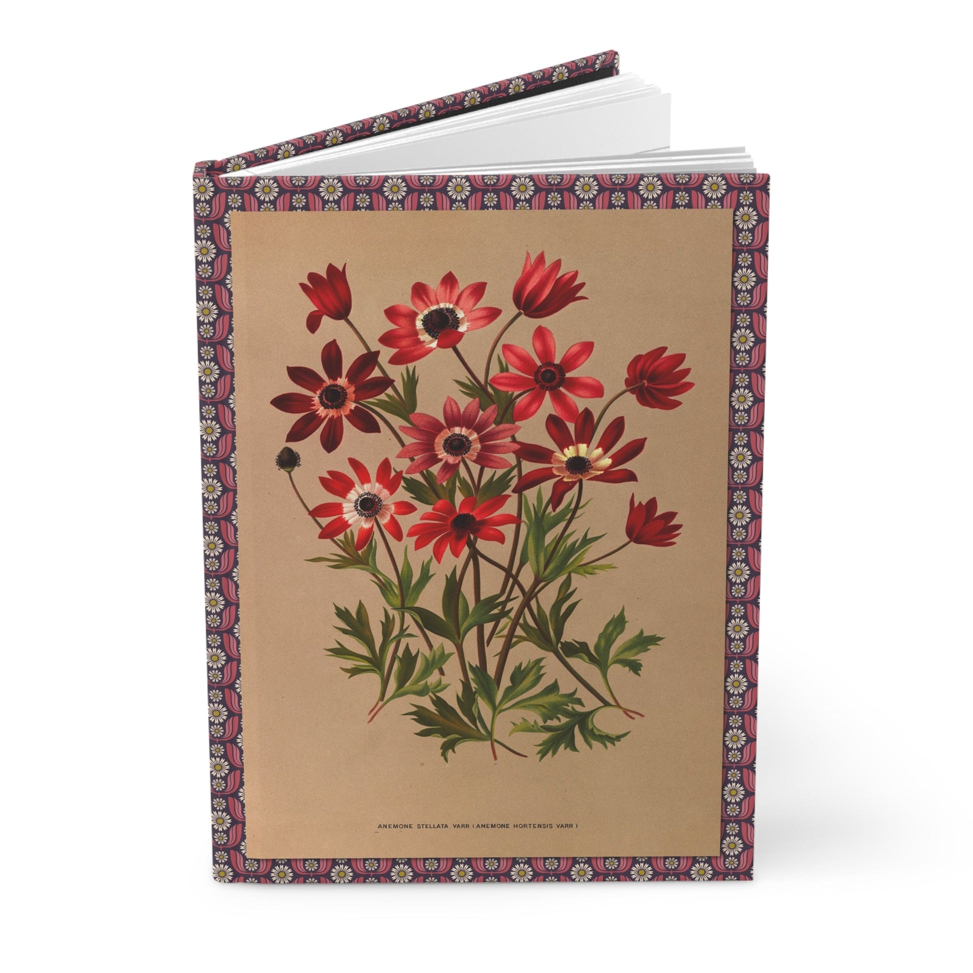 Arentina Arendsen botanical journal with 1872-1881 Dutch floral watercolors - LeBonJournal