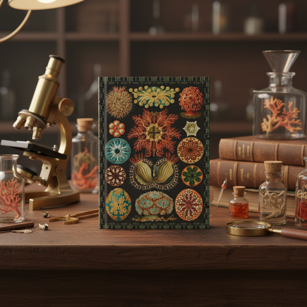 Ascidiae sea squirts journal with Ernst Haeckel Kunstformen der Natur books marine biology specimens Art Nouveau design references Victorian natural history collection - LeBonJournal