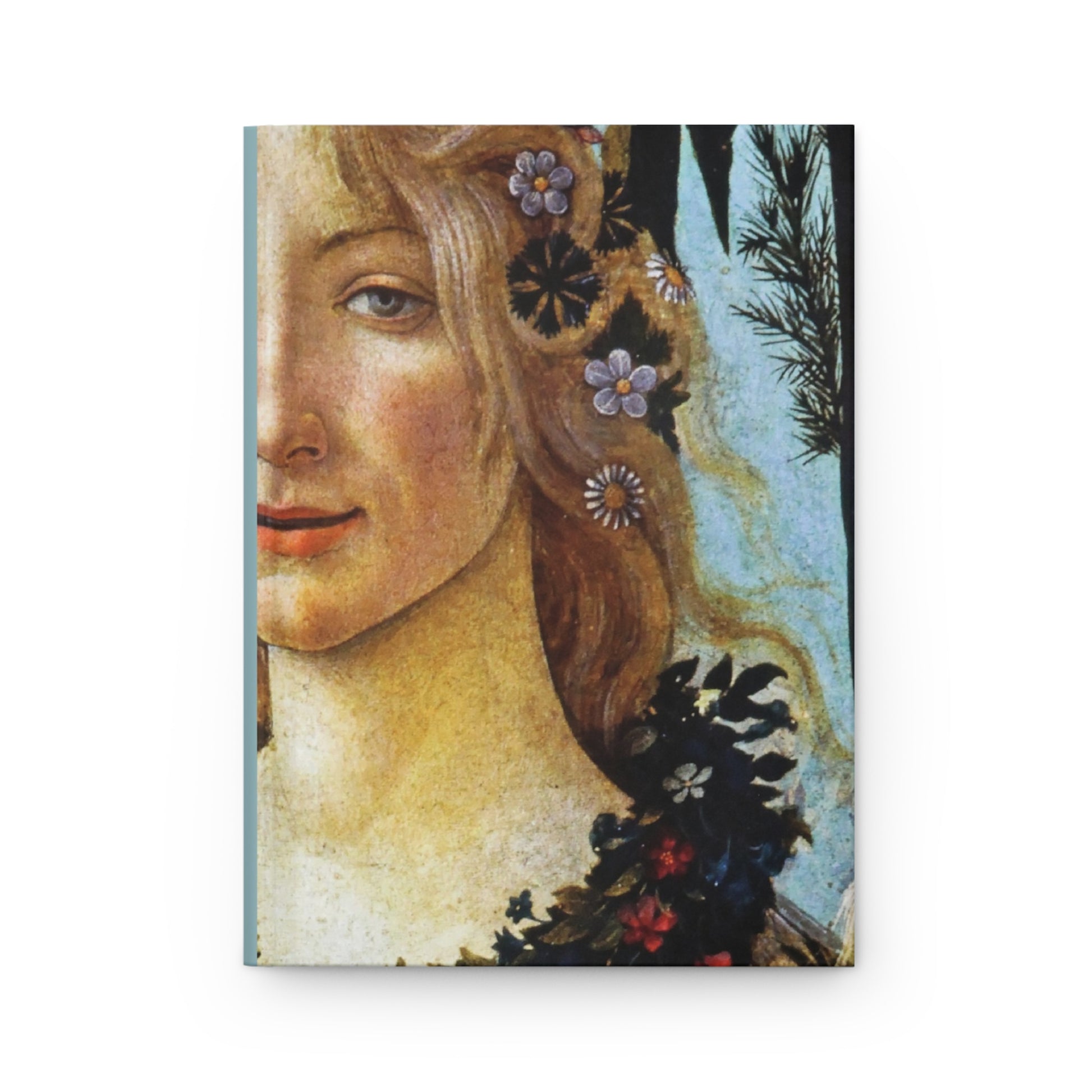 Front cover close-up Botticelli La Primavera Flora goddess flowers floral garlands Renaissance tempera painting Uffizi Gallery - LeBonJournal