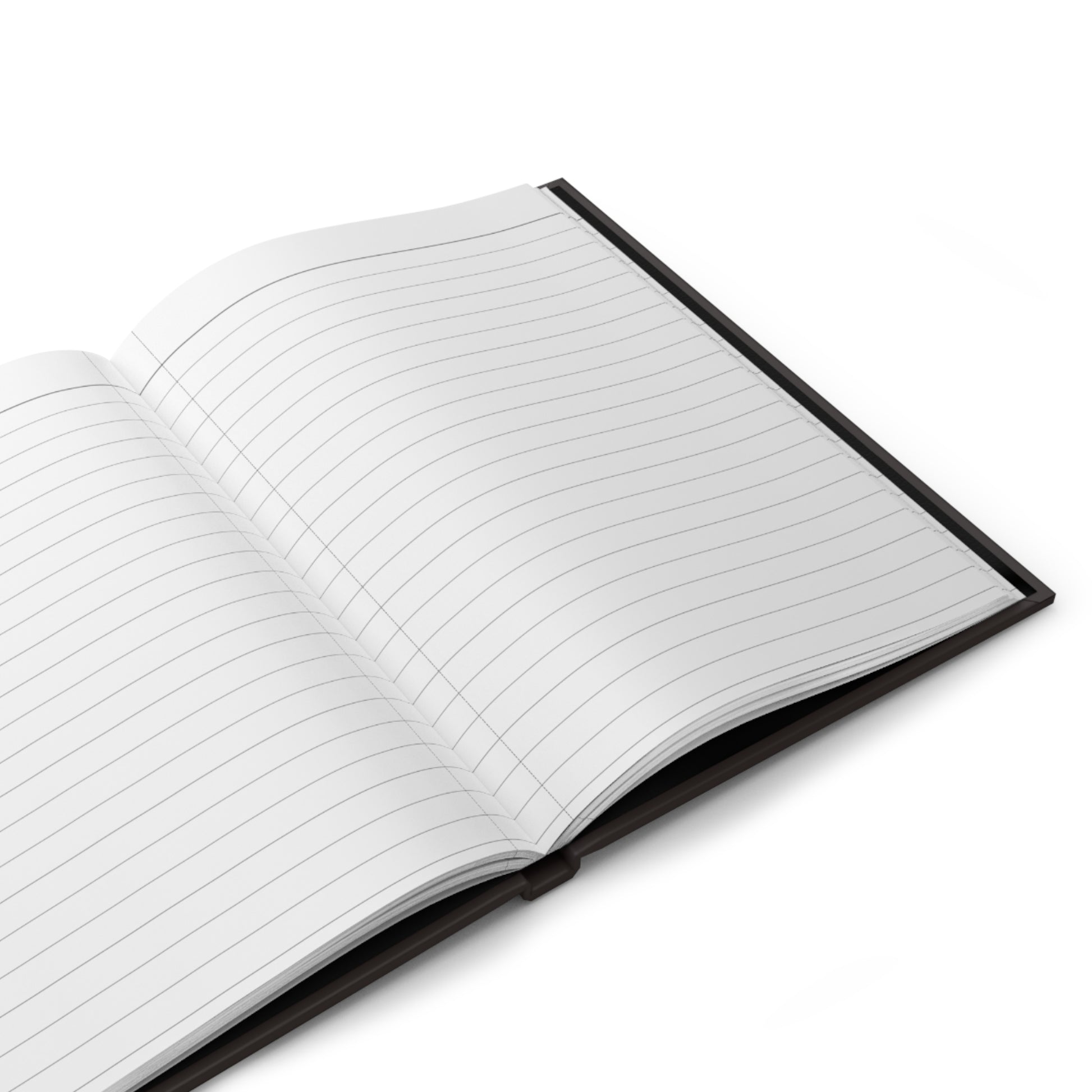 Open brain anatomy journal showing 150 lined perforated pages for medical notes - LeBonJournal
