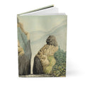 Carmelo Fernández 1850 Furatena Strait journal with Comisión Corográfica watercolor - LeBonJournal