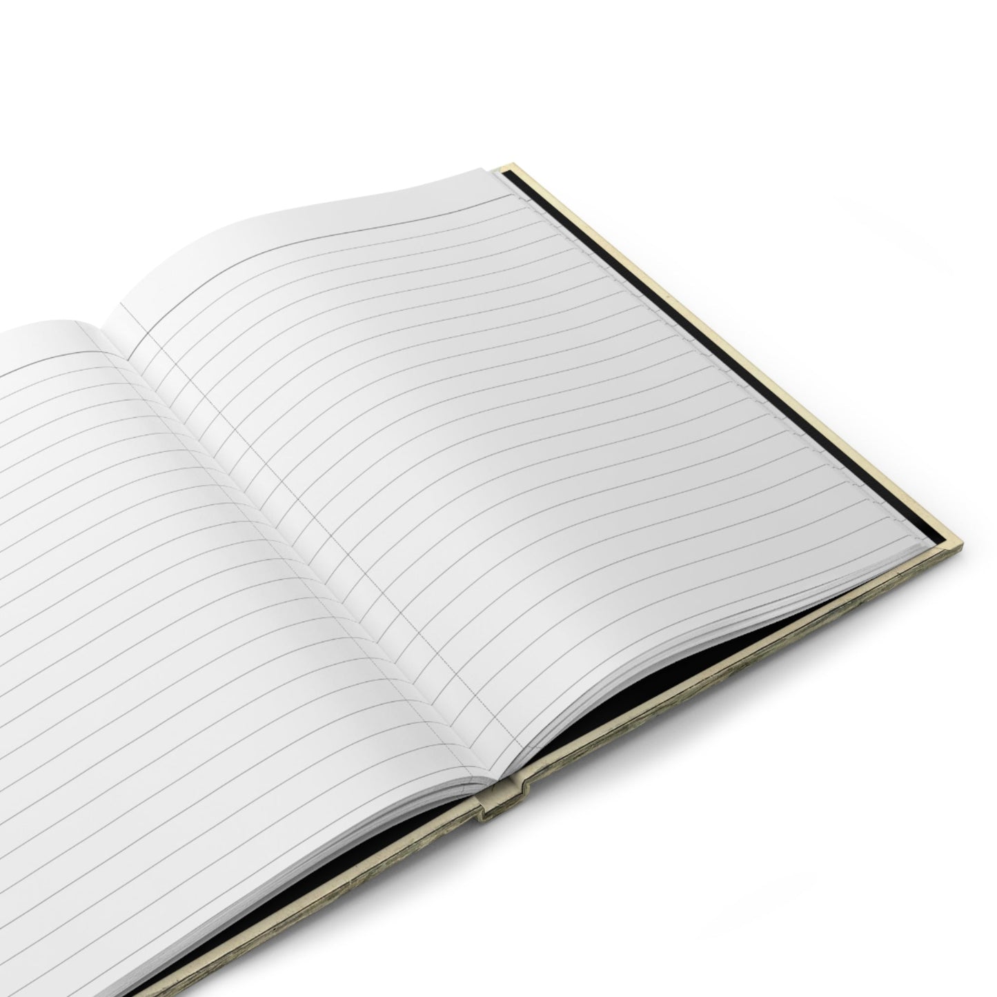 Open Carmelo Fernández Furatena Strait journal showing 150 lined perforated pages for travel notes - LeBonJournal