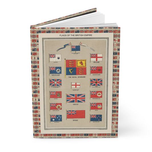 Harmsworth Atlas 1908 flags journal with British Empire and European flags charts - LeBonJournal

