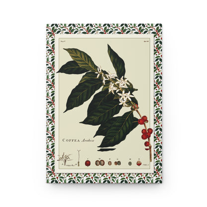 Coffee plant journal front cover with 1774 J. Miller engraving after S. Taylor - LeBonJournal
