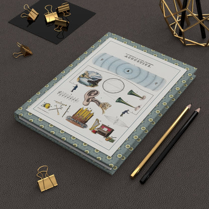 Lifestyle photo of John Emslie Natural Philosophy journal styled for scientists educators and physics enthusiasts - LeBonJournal