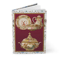 Karl Berling 1900 Meissen porcelain journal with German botanical ceramic art plates - LeBonJournal
