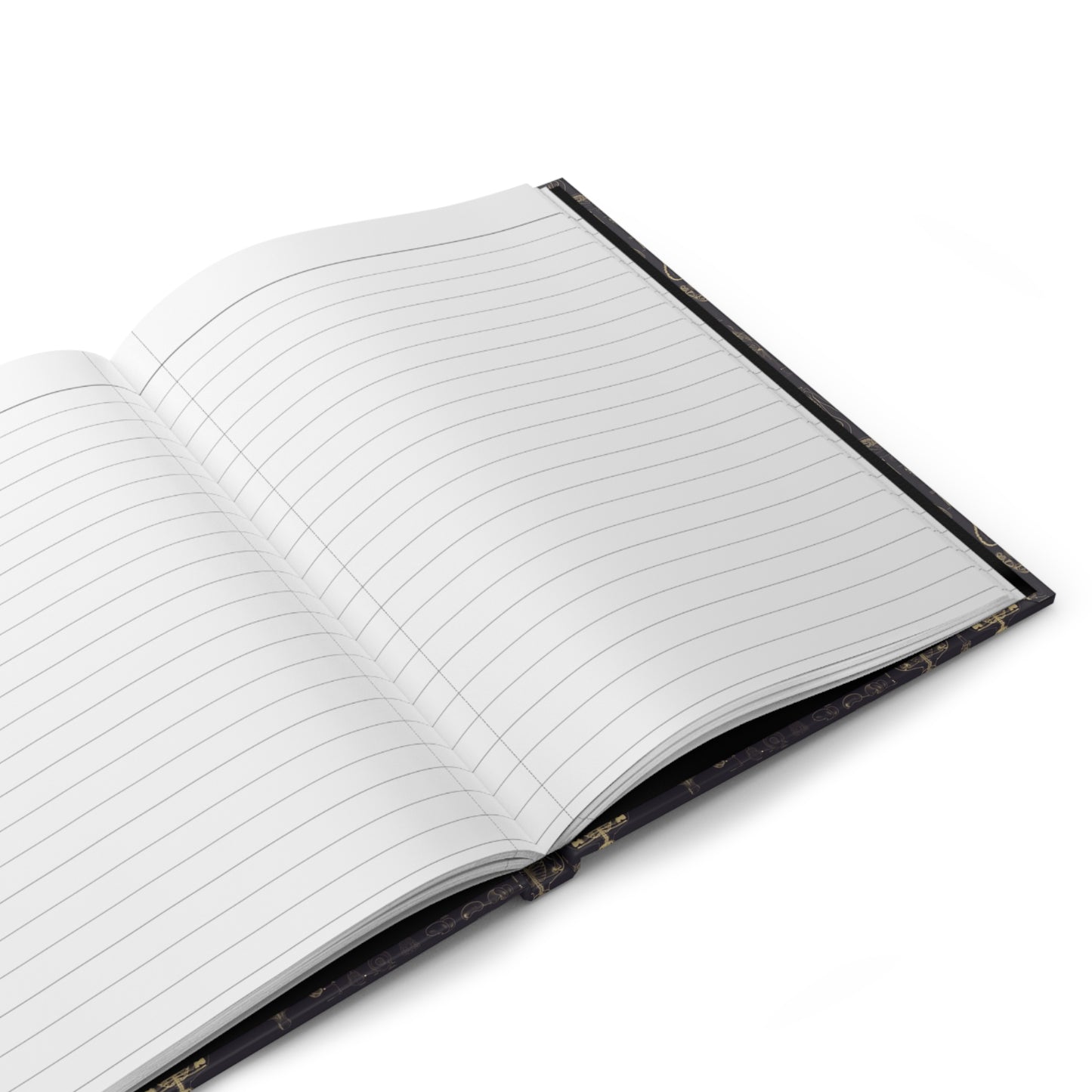 Open Larousse anatomy journal showing 150 lined perforated pages for medical notes - LeBonJournal

