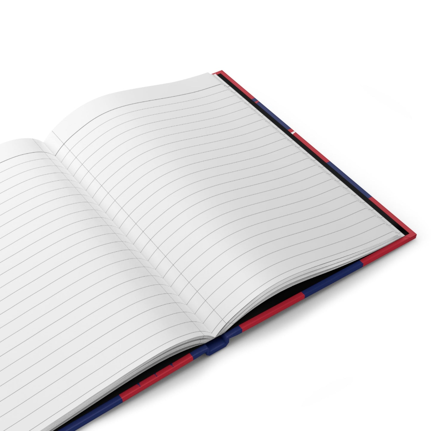 Open London travel journal showing 150 lined perforated pages for trip notes - LeBonJournal