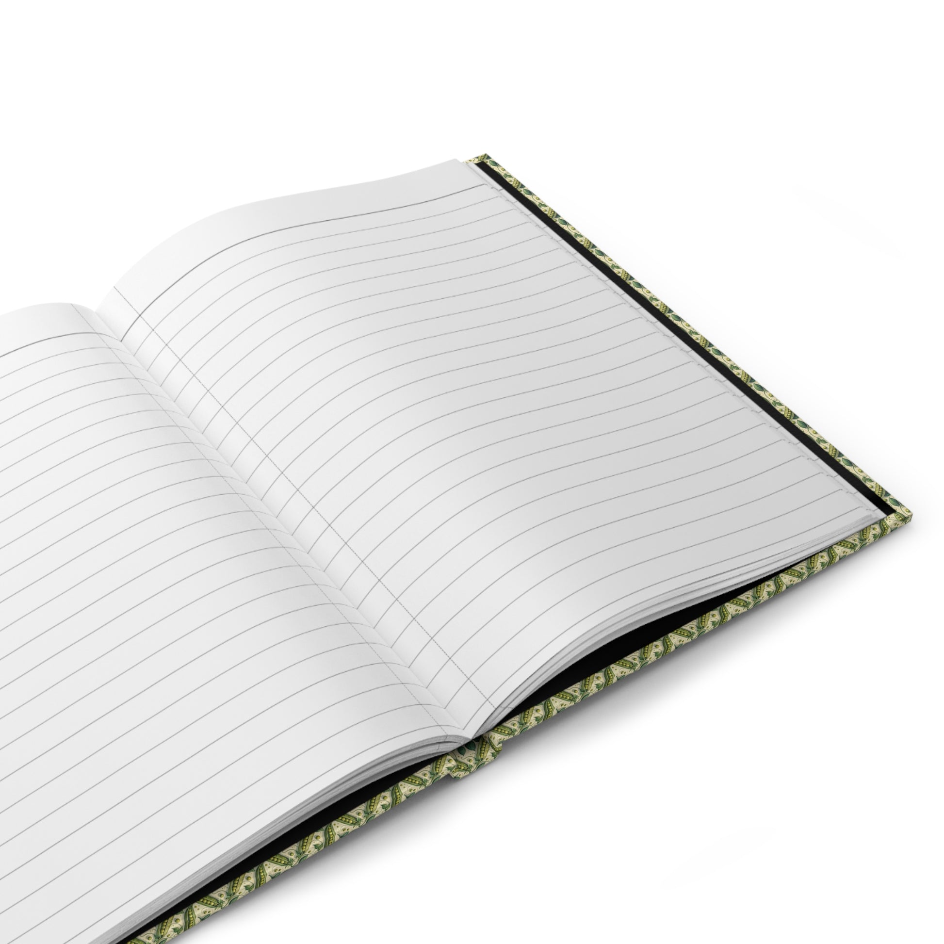 pea journal interior showing 150 perforated lined pages with casewrap sewn binding - LeBonJournal
