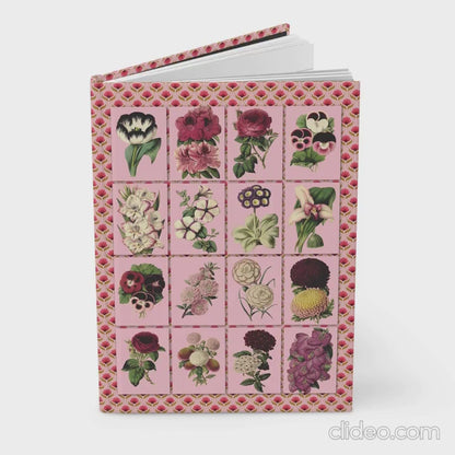 Garden journal slideshow featuring James Andrews 1849 Florist Garden Miscellany botanical illustrations, interior pages and lifestyle - LeBonJournal