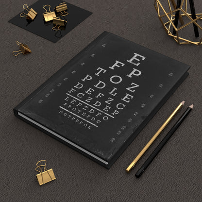 Snellen eye chart journal with ophthalmology equipment vintage optometry tools eye exam instruments Herman Snellen 1862 visual acuity testing medical history - LeBonJournal