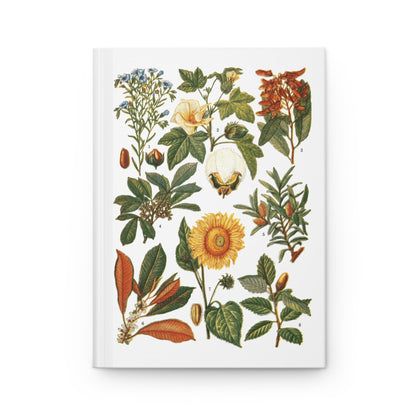 Edible plants journal front cover with Vegetales de Aprovechamiento Industrial plate - LeBonJournal