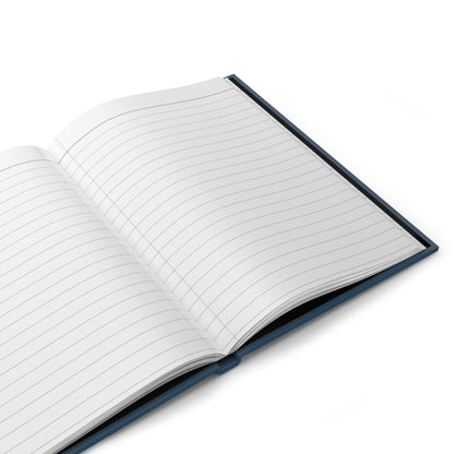 Open Vermeer Delft journal showing 150 lined perforated pages for art notes - LeBonjournal