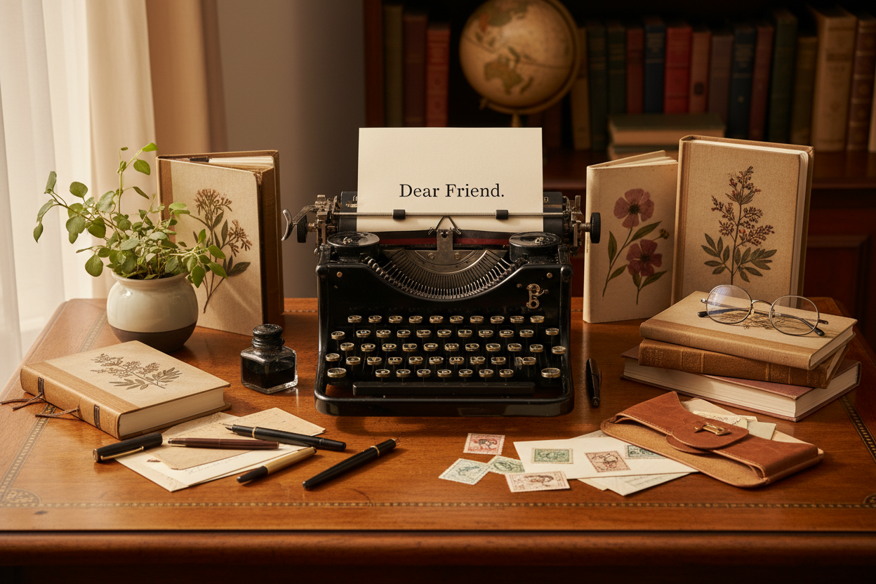 Vintage Typewriter - Contact Us